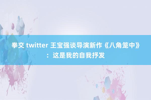 拳交 twitter 王宝强谈导演新作《八角笼中》：这是我的自我抒发